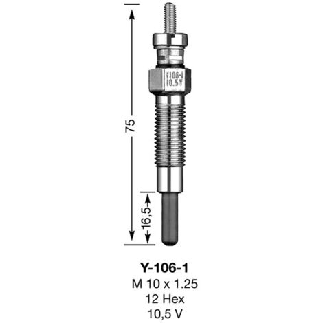 Bougie de préchauffage NGK Y1061
