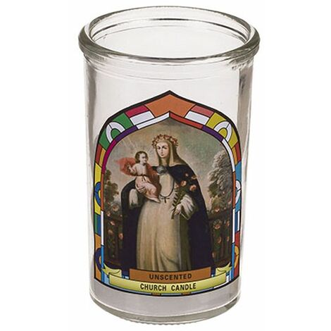 Bougie de prières la vierge et l'enfant