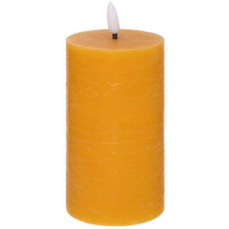 Bougie Déco à LED "Molia" 15cm Jaune