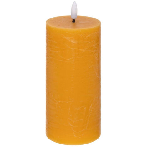 Bougie Déco à LED "Molia" 18cm Jaune