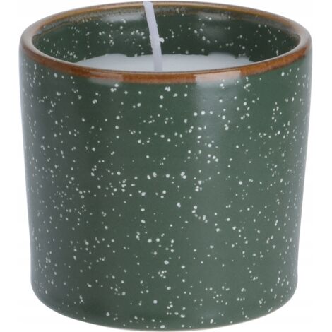 Bougie décorative en paraffine en grès 6 x 7 cm
