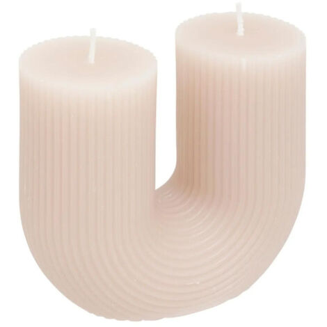Bougie Design "Demi" 400g Taupe