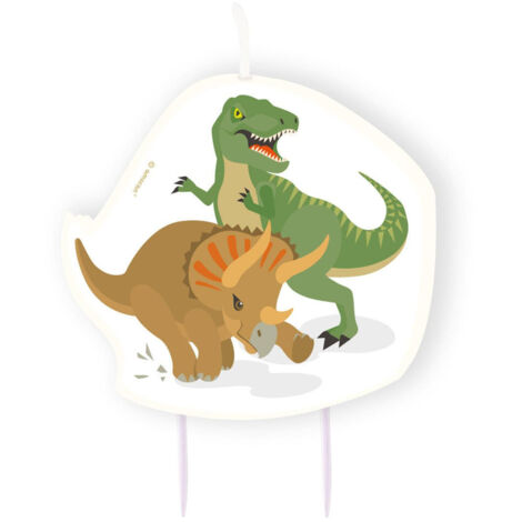 Bougie Dinosaure Joyeux, 1 pièce