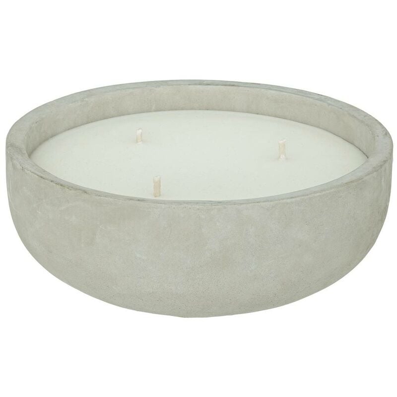 Atmosphera - Bougie Ely 1600g citronnelle pot en ciment créateur d'intérieur