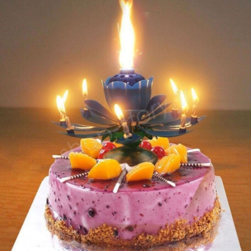Bougie-Fleur d'Anniversaire
