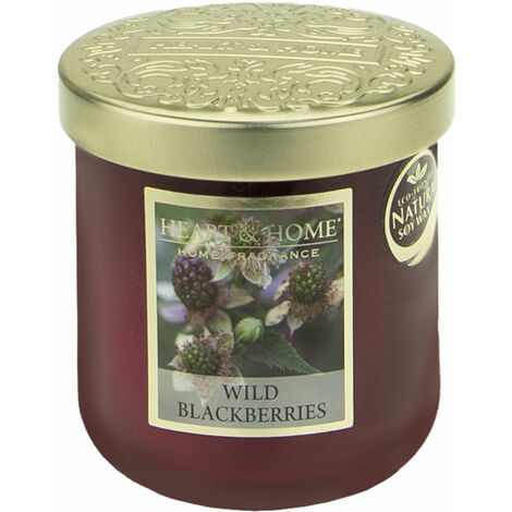 Bougie heart and home mûre des bois