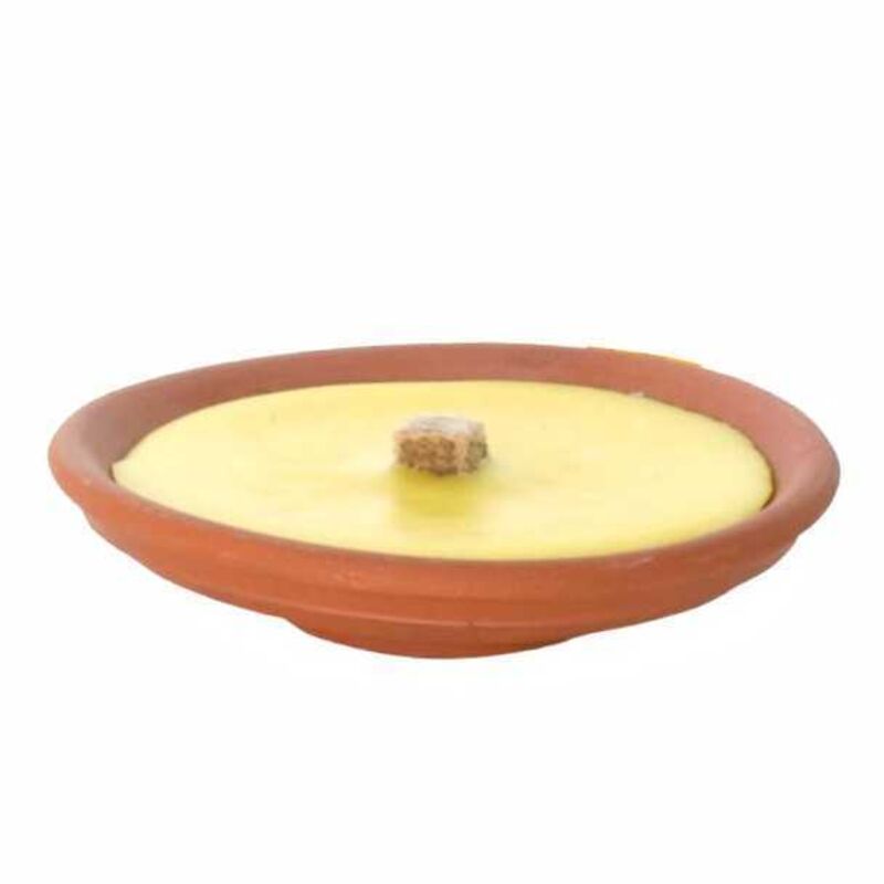 Bougie à la citronnelle en terracotta, 110 mm, Lapillo 09294