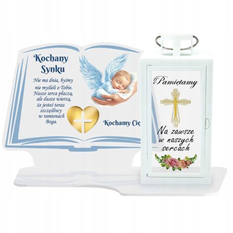 Bougie LED avec lanterne – Nous nous souvenons des enfants – Bougie pour la Toussaint