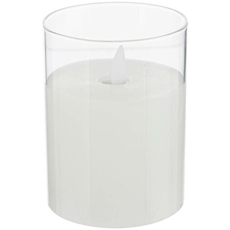 Bougie LED Sena 7,5x10cm contenant verre - Atmosphera créateur d'intérieur