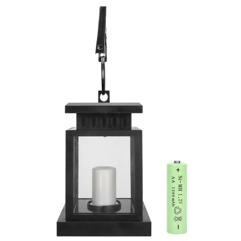 Bougie LED suspendue à énergie solaire, Simulation, pour décoration extérieure de jardin et de cour