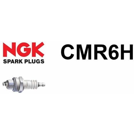 Bougie moto NGK CMR6H – Type adaptable – Couleur noir – Pour moteurs 2 temps – Performance optimale