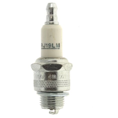 Bougie moto RJ19LM10 35395 – Compatible tondeuses Briggs & Stratton, Wolf, McCulloch – Pour moteurs 120502, 120H02, 120K02