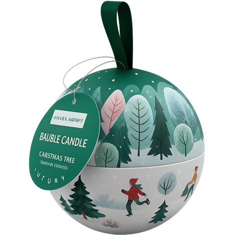 Bougie nomade boule de Noël sapin de Noël