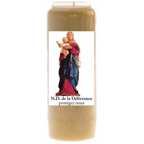 Bougie Notre dame de la Délivrance neuvaine