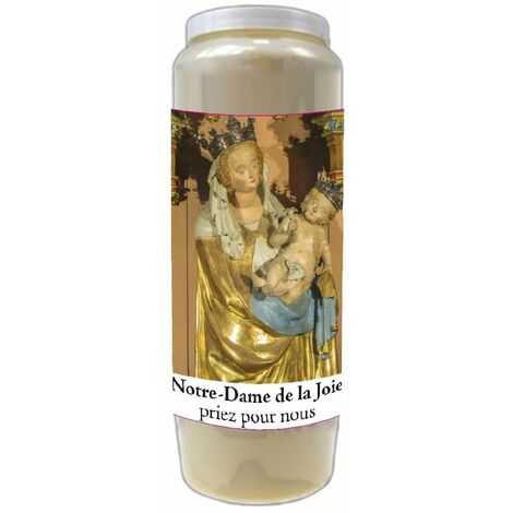 Bougie Notre dame de la Joie neuvaine