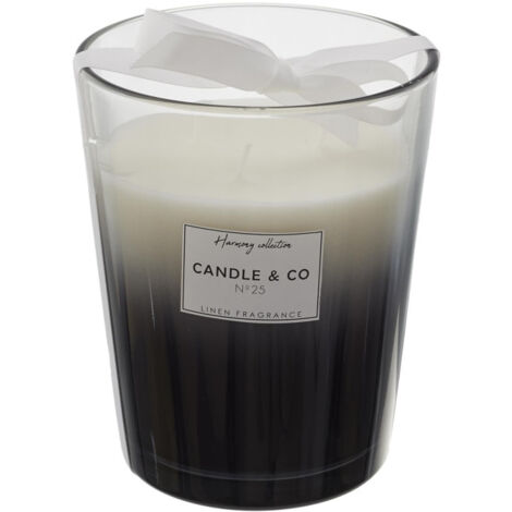Bougie Parfumée 3 Mèches "Harmony" 16cm Linge Frais