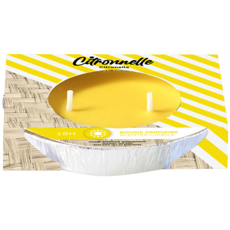 Bougie Parfumée Citronnelle 2 Mèches - Devineau