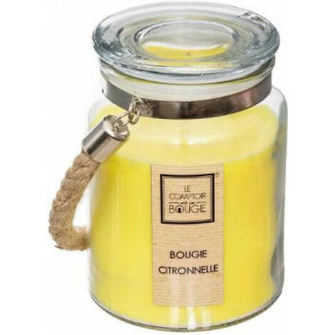 Bougie Parfumée Citronnelle pot en verre 500g - Atmosphera
