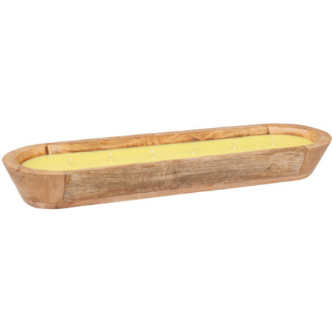Bougie Parfumée en Bois "Paola" 900g Citronnelle