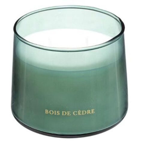Bougie Parfumée en Verre "Bili" 300g Bois de Cèdre