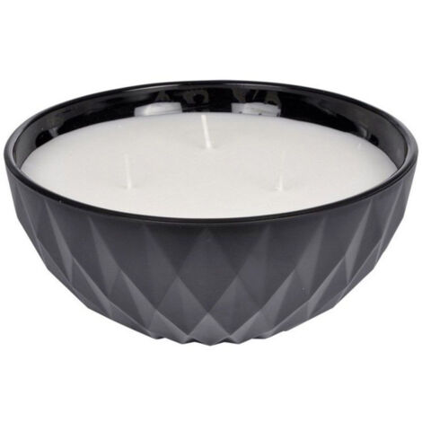 Bougie Parfumée en Verre "Élégant" 12cm Noir