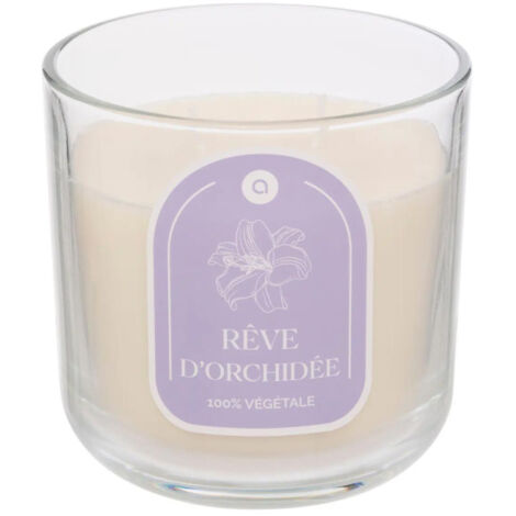 Bougie Parfumée en Verre "Floa" 350g Orchidée