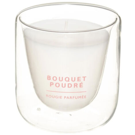 Bougie Parfumée En Verre "Ilan" 130g Bouquet Poudré