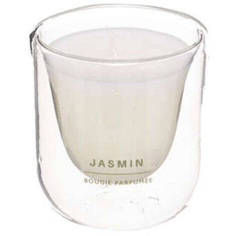 Bougie Parfumée en Verre "Ilan" 130g Jasmin