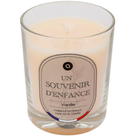 Bougie Parfumée en Verre "Nibi" 180g Vanille
