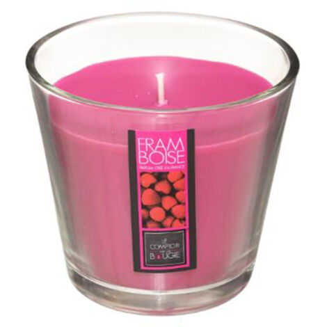 Bougie Parfumée en Verre "Nina" 190g Framboise