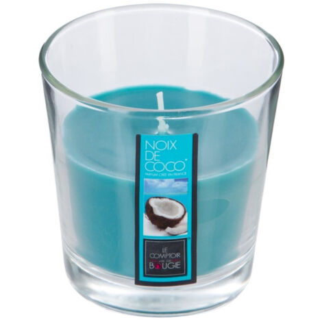 Bougie Parfumée en Verre "Nina" 90g Coco
