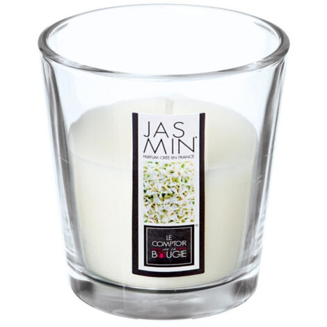 Bougie Parfumée en Verre "Nina" 90g Jasmin