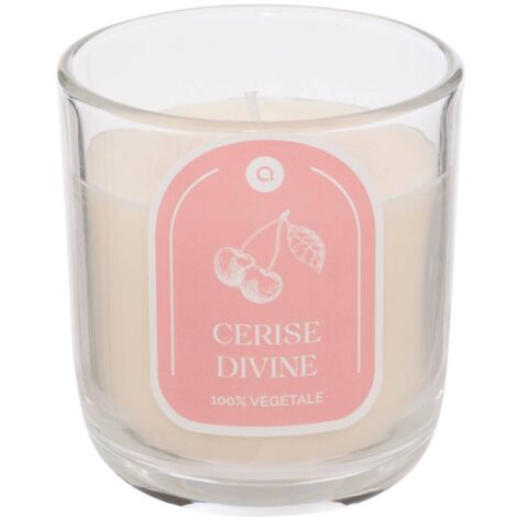 Bougie parfumée Floa cerise 210g - Atmosphera créateur d'intérieur