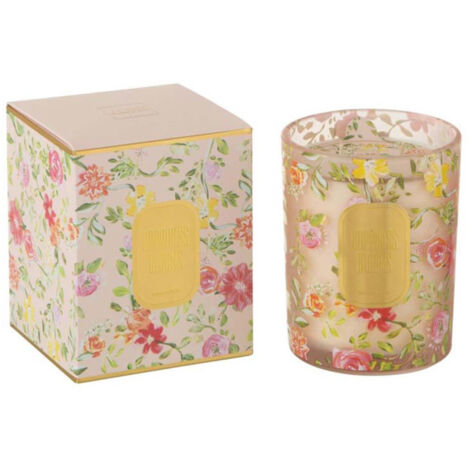 Bougie Parfumée "Happiness Blooms" 13cm Rainbow Reef Rose