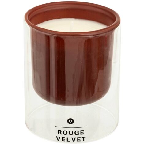 Bougie parfumée Ilan rouge velvet 220g - Atmosphera créateur d'intérieur