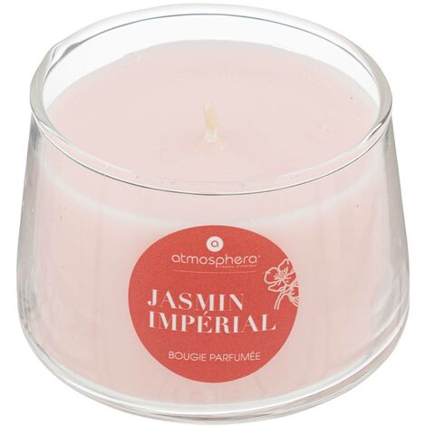 Bougie parfumée Izor en verre 100g jasmin impérial - Atmosphera créateur d'intérieur