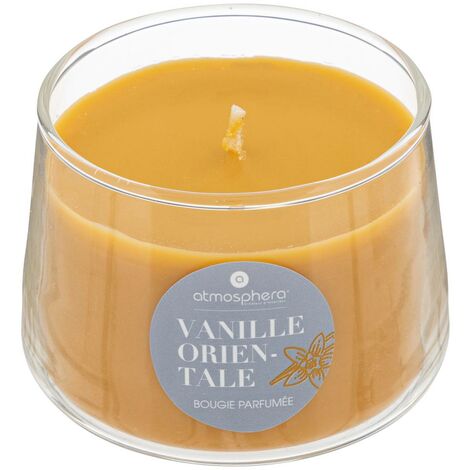 Bougie parfumée Izor en verre 110g vanille orientale - Atmosphera créateur d'intérieur