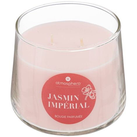 Bougie parfumée Izor en verre 300g jasmin impérial - Atmosphera créateur d'intérieur