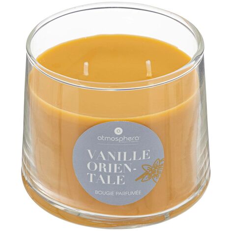 Bougie parfumée Izor en verre 300g vanille orientale - Atmosphera créateur d'intérieur