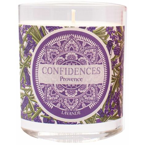 Bougie parfumée Lavande fabriquée en Provence 280 g