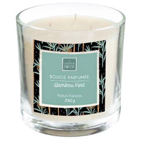 Bougie Parfumée "Loys" 390g Bambou Vert