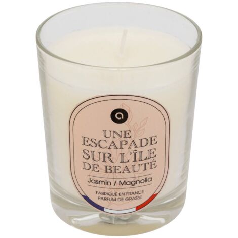 Bougie parfumée Nibi jasmin et magnolia 180g - Atmosphera créateur d'intérieur