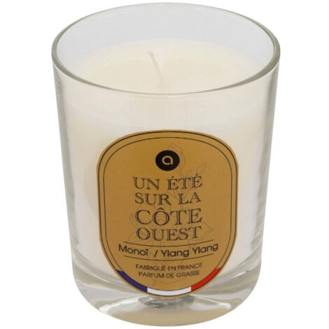 Bougie parfumée Nibi monoï et ylang ylang 180g - Atmosphera créateur d'intérieur