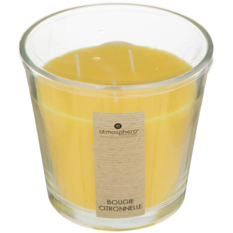 Bougie Parfumée "Nina" 500g Citron Jaune