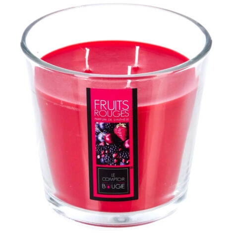 Bougie Parfumée "Nina" 500g Fruits Rouges