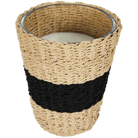 Bougie Parfumee Panier Tresse H23cm