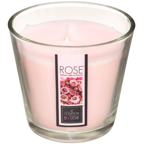 Bougie parfumée rose 190g - Atmosphera créateur d'intérieur