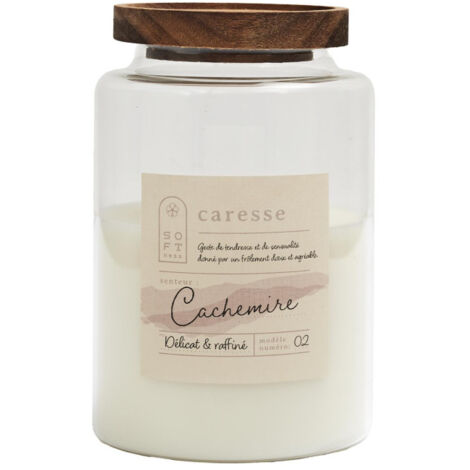 Bougie Parfumée "Softness" 650g Cachemire