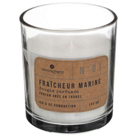 Bougie Parfumée "Sozio" 7cm Fraîcheur Marine