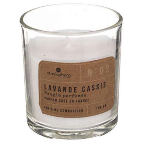 Bougie Parfumée "Sozio" 7cm Lavande Cassis